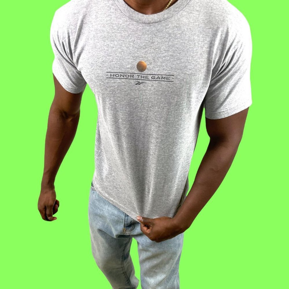 Vintage Reebok “Honor The Game” Basketball Tee